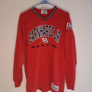 VTG NASCAR Chase Authentics Dale Earnhardt Jr Long Sleeve knit Shirt Size LRG